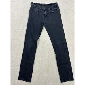 Levis 510 Mens Super Skiny Striped Jeans Size 29x29 Black